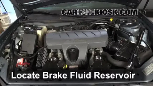 2007 Pontiac Grand Prix 3.8L V6 Brake Fluid Check Fluid Level